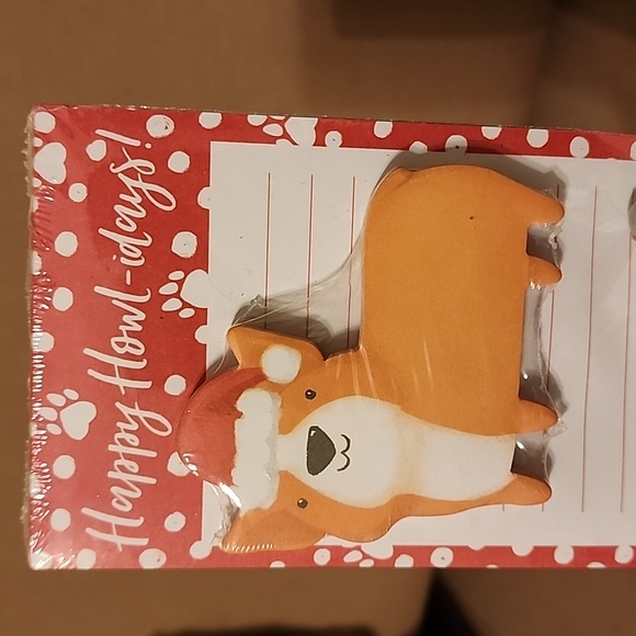 🎅 Corgi Holiday Notepad Set - Picture 5 of 8